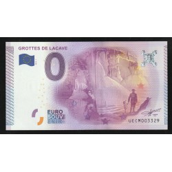 FRANCE - BILLET DE 0 EURO SOUVENIR - GROTTES DE LACAVE - 2015-1