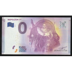 FRANCE - TOURISTIC 0 EURO SOUVENIR NOTE - NAPOLEON 1st - 2015-1