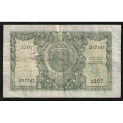 ITALY - PICK 92 a - 50 LIRE - 31/12/1951 - DV