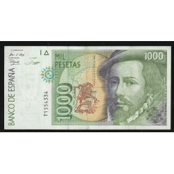 SPAIN - PICK 163 - 1000 PESETAS - 12/10/1992 (1996)