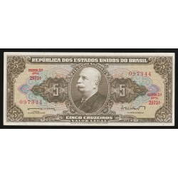 BRAZIL - PICK 176 a - 5 CRUZEIROS - undated (1962)