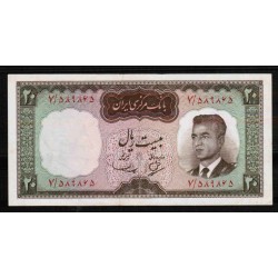 IRAN - PICK 78 a - 20 RIALS - NON DATE (1965) - SIGN 9