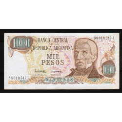 ARGENTINIEN - PICK 304 d - 1 000 PESOS ( 1976 - 1983 )