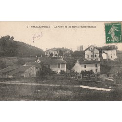 County 52600 - CHALINDREY - THE TRAIN STATION AND SURROUNDING HOTELS
