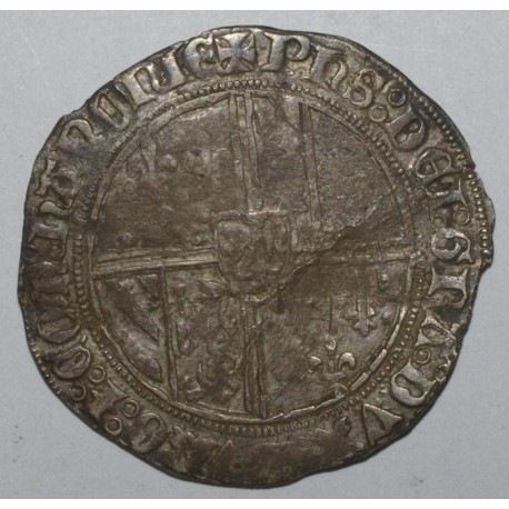 HAINAUT - PHILIPPE III LE BON - 1433-1467 - DOUBLE GROS DIT VIERLANDER - TB/TTB