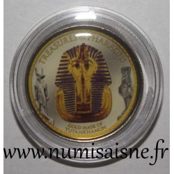 EGYPTE - KM 940 a - 1 POUND 2008 - Trésors des pharaons - Masque d'or de Toutankhamon