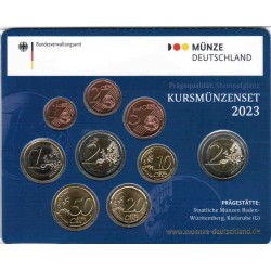 GERMANY - MINTSET BU 2023 - G - 5.88 EUROS