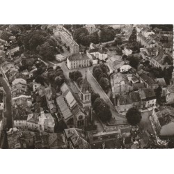 County 52400 - BOURBONNE-LES-BAINS - SPA - AERIAL VIEW OF THE CHURCH