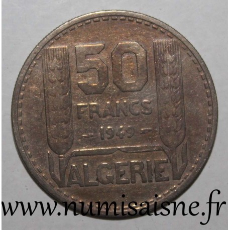 ALGERIEN - KM 92 - 50 FRANCS 1949