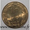 CENTRAL AFRICAN STATES - KM 9 - 10 FRANCS 1985