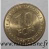 ÉTATS DE L'AFRIQUE CENTRALE - KM 19 - 10 FRANCS 2006