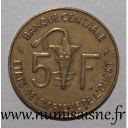 WEST AFRICAN STATES -  KM 2 - 5 FRANCS 1975