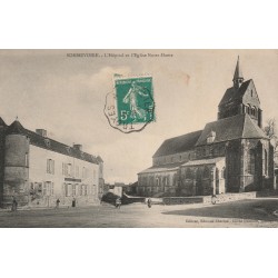 County 52220 - SOMMEVOIRE - THE HOSPITAL AND THE CHURCH OF NOTRE-DAME