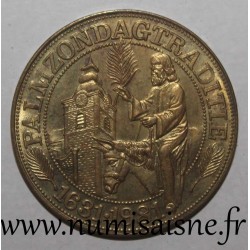 BELGIUM - Municipality token - 40 Patakon 1981 - Palmzondagtraditie