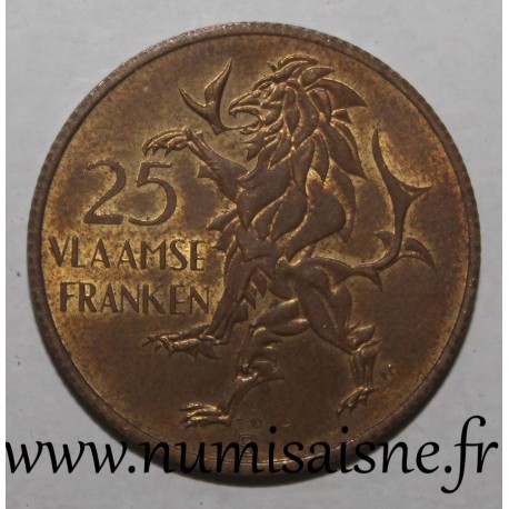 BELGIUM - Municipality token - 25 Vlaamse franken 1986 - Vlaanderen