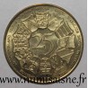 BELGIUM - Municipality token - 25 Westvlaander 1980