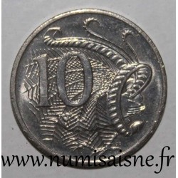 AUSTRALIEN - KM 402 - 10 CENTS 2003 - Graurücken-Leierschwanz