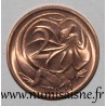 AUSTRALIA - KM 63 - 2 CENTS 1983 - Frilled lizard