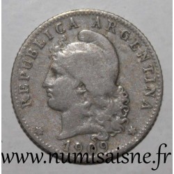 ARGENTINE - KM 36 - 20 CENTAVOS 1909