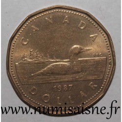 CANADA - KM 157 - 1 DOLLAR 1987 - Plongeon huard