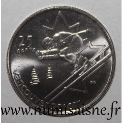 CANADA - KM 686 - 25 CENTS 2007 - Olympic and Paralympic Winter Games - Alpine Skiing