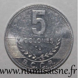 COSTA RICA - KM 227b - 5 COLONES 2008