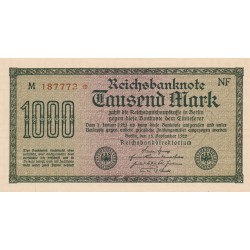 DEUTSCHLAND - PICK 76 c - 1.000 MARK - 15/09/1922