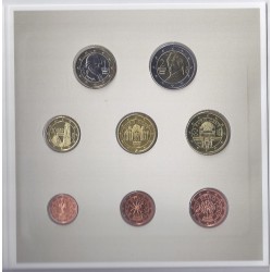 AUSTRIA - BRILLIANT UNCIRCULATED EURO COIN SET 2020 - 8 COINS