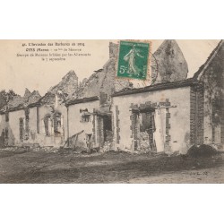 County 51120 - OYES - HOUSES BURNED BY THE GERMANS - 07/09/1914