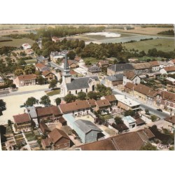 County 08400 - MONTHOIS - TOWN CENTRE - AERIAL VIEW