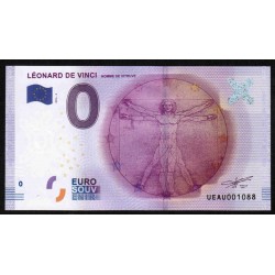 FRANCE - County County 37400 - AMBOISE - LEONARDO DA VINCI - VITRUVIAN MAN - 2016-2