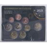 ALLEMAGNE - Coffret 9 pièces euro 2021 J - Hambourg - 2 euro Sachsen-Anhalt