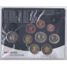 GERMANY - Set of 9 euro coins 2021 A - Berlin - 2 euro Sachsen-Anhalt