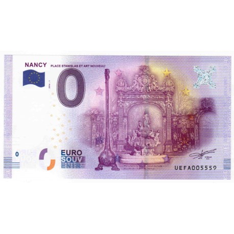 FRANCE - County 54000 - NANCY - PLACE STANISLAS ET ART NOUVEAU - 2016-1