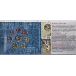 BELGIUM - Set of 10 euro coins 2020 - 2.5 euro Olympic Games 1920 and Peace in Europe