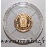 FIDSCHI - KM 296 - 10 DOLLAR 2010 - GOLD - Grabmaske von Tutanchamun