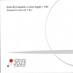 ITALIE - COFFRET EURO BRILLANT UNIVERSEL 2023 - 8 PIECES (3.88 euros)