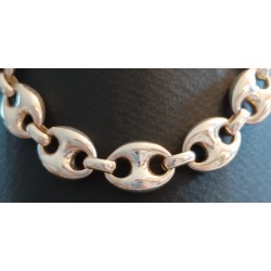 SILVER CHAIN - COFFEE BEAN MESH