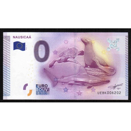 FRANCE - TOURISTIC 0 EURO SOUVENIR NOTE - NAUSICAA - 2015-1