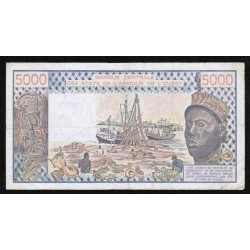 WEST AFRICAN STATES - SENEGAL - PICK 708 K. k  - 5 000 FRANCS - 1986 - B C E A O