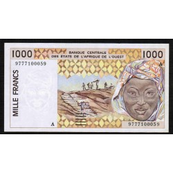 WEST AFRICAN STATES - IE HOW - PICK 111 A i  - 1.000 FRANCS 19(95) - "A" - B C E A O