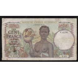 FRENCH WEST AFRICA - PICK 40 - 100 FRANCS - 27/12/1948