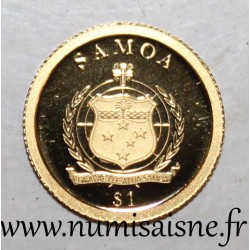 SAMOA - 1 DOLLAR 2009 - GOLD - MARIE SKLODOWSKA CURIE 1867 - 1934