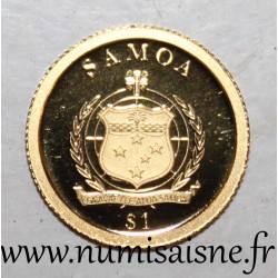 SAMOA - 1 DOLLAR 2009 - OR - MARIE SKLODOWSKA CURIE 1867 - 1934