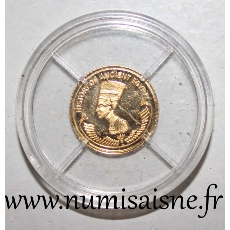 FIJI - KM 409 - 10 DOLLARS 2010 - GOLD - NEFERTITI