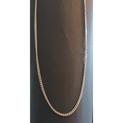 SILVER CHAIN - GOURMETTE MESH - 6.98 g - 60 cm