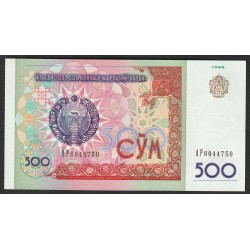 UZBEKISTAN - PICK 81 - 500 SUM - 1999