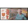 UNITED KINGDOM - 1 POUND - SPECIMEN - ELIZABETH II - QUEEN MOTHER COLLECTION - COSTUME TICKET