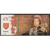 UNITED KINGDOM - 5 POUND - SPECIMEN - ELIZABETH II - QUEEN MOTHER COLLECTION - COSTUME TICKET