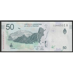 ARGENTINA - PICK 363 - 50 PESOS (2018-2020) - ANDES CONDOR - FLOWERS